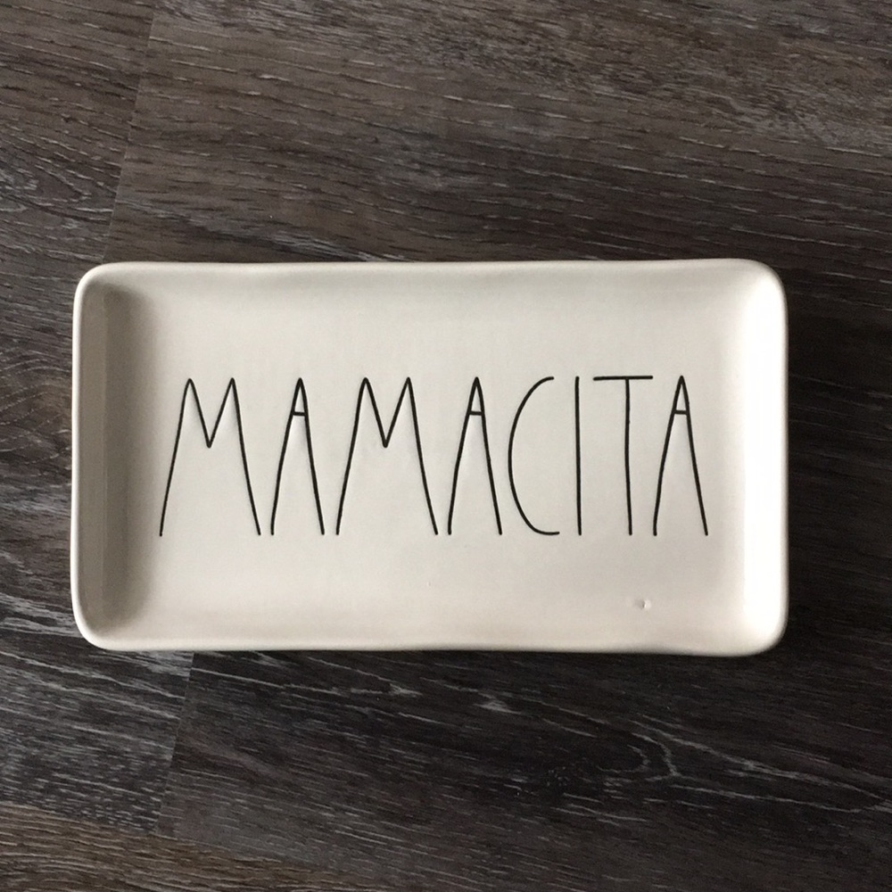 Rae Dunn trinkets tray